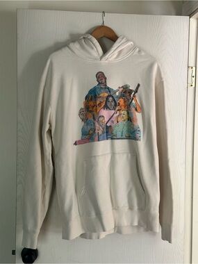 Zach Bryan Quittin’ Time Tour Sweatshirt, Cream Size Large